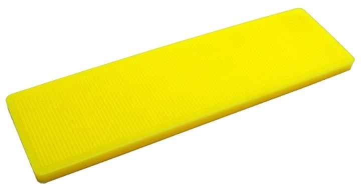Cale à vitrage en PVC 4x24x100 jaune/1000