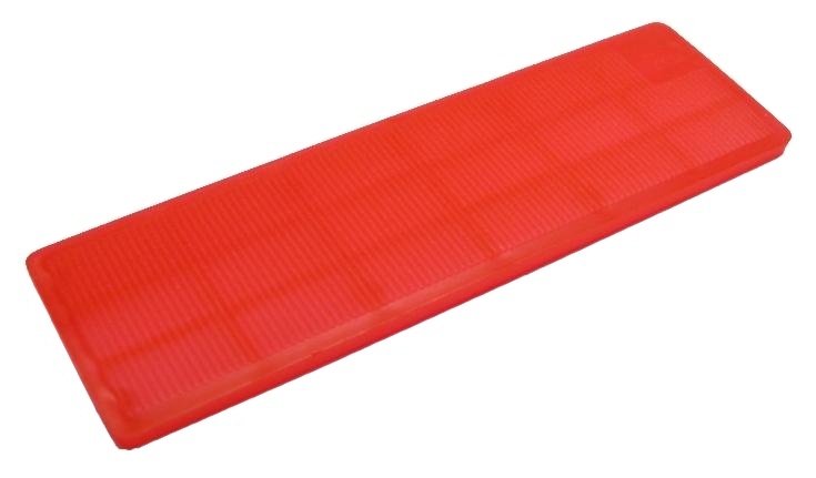 Cale à vitrage en PVC 3x30x100 rouge/1000