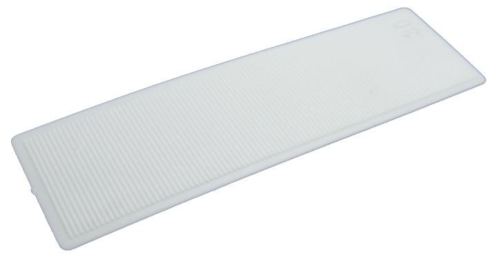 PVC kaleerblokjes voor glas 1x28x100 wit/1000