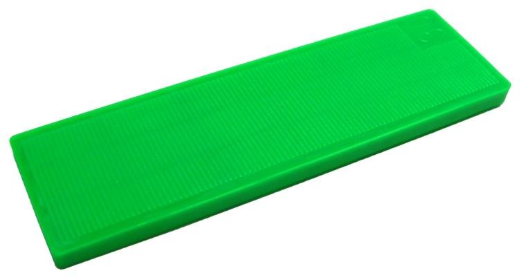 PVC kaleerblokjes voor glas 5x40x100 groen/1000