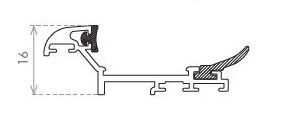 Dripstop profiel Low Thermotresh 1100 mm + Dichting