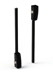 [24555006] Horiz. Sluiting voor Unico 555/G6 Grijs (RAL 9006) Onder/Boven. H=2635 mm