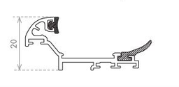 [8581002] Dripstop profiel Medium Thermotresh 1100 mm